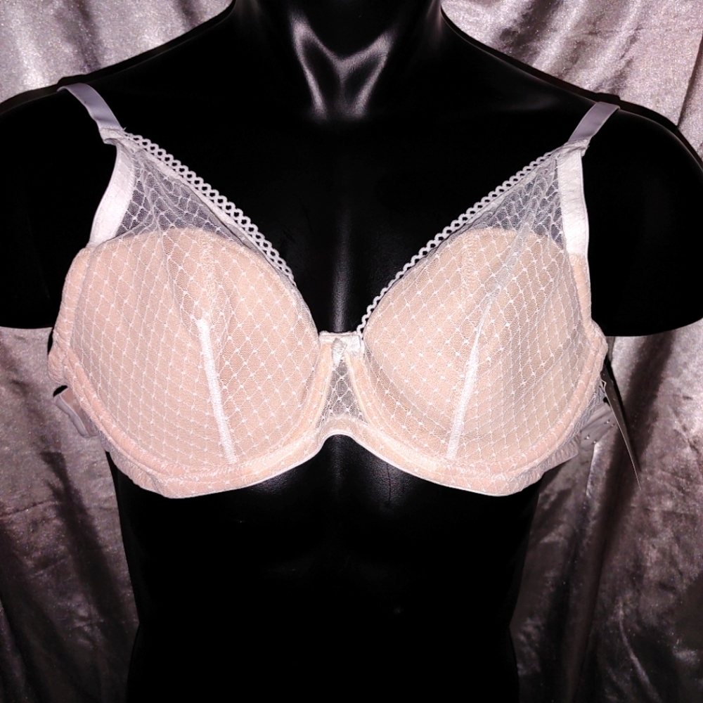 Frederick's of Hollywood Elise white lace bra Frederick size 32D